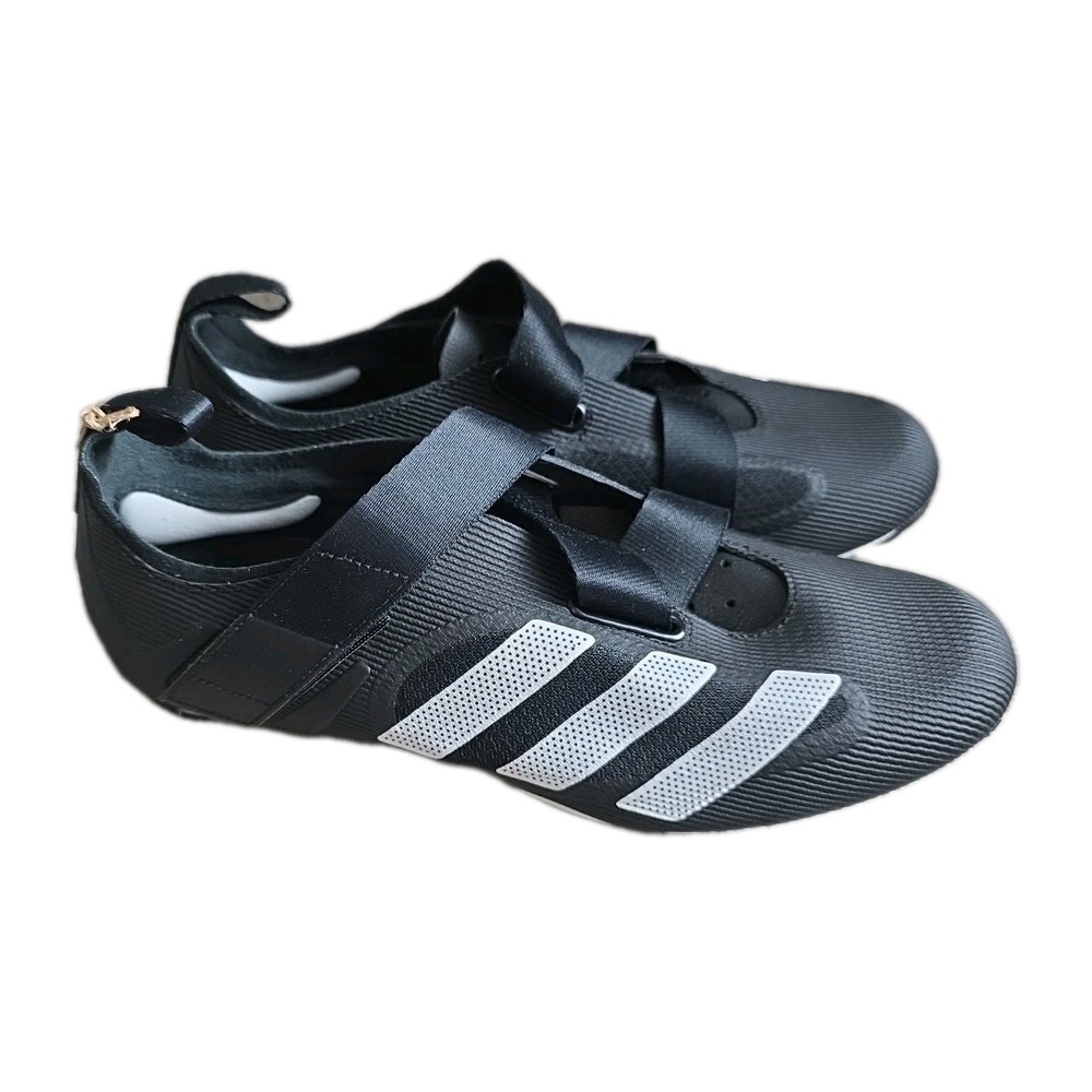 Adidas The Indoor Cycling Shoes Men's Size 8 Women's Size 9 Black White GX6544